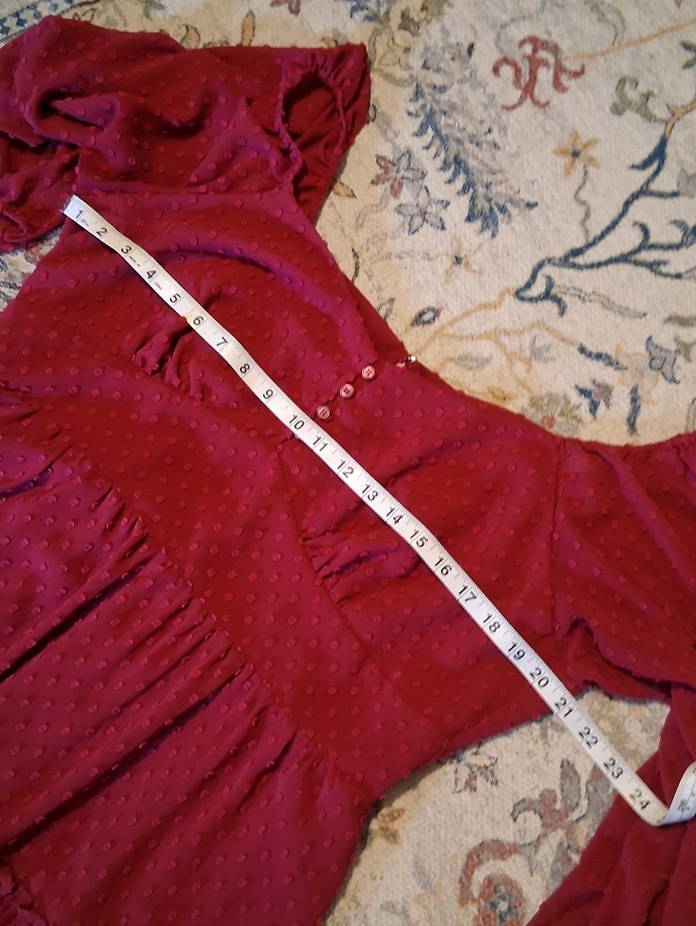 J.Crew Raspberry Tiered Midi Dress - Picture 2 of 5